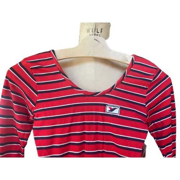 Vidal Sassoon Women's One Piece Bodysuit Stretch Long Sleeve Red Size M - Picture 2 of 9